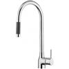 CM PRONTA CONSEGNA - SPEDIZIONE IMMEDIATA Miscelatore cucina con canna girevole e doccia estraibile finitura Cromato ACQUAMIX CM MARTANA 9102 MISCCRM