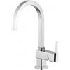 CM PRONTA CONSEGNA - SPEDIZIONE IMMEDIATA Miscelatore cucina con canna quadra girevole finitura Cromato ACQUAMIX CM MALVA 9202 MISCCRM