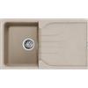 Elleci LGE40051 Lavello 1 vasca con gocciolatoio Reversibile Sopratop 86 x 50 cm finitura Granitek Classic Avena 51 Ego 400