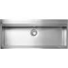 CM PRONTA CONSEGNA - SPEDIZIONE IMMEDIATA Lavello da Incasso 1 Vasca 116 x 50 cm Slim Acciaio Inox Satinato con Fascia Miscelatore SUPERIOR CM 015557.X2.01.2033 015557RCSSP