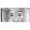 CM PRONTA CONSEGNA - SPEDIZIONE IMMEDIATA Lavello da Incasso 1 Vasca e Vaschetta con Gocciolatoio 100 x 50 cm Slim Acciaio Inox Satinato Vasche a Sinistra SPACE CM 012865.S2.01.2033 012865SCSSP