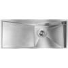 CM PRONTA CONSEGNA - SPEDIZIONE IMMEDIATA Lavello da Incasso 1 Vasca con Gocciolatoio 116 x 50 cm Slim Acciaio Inox Satinato Vasca a Destra SPACE CM 012869.D2.01.2033 012869DCSSP
