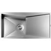 CM PRONTA CONSEGNA - SPEDIZIONE IMMEDIATA Lavello da Incasso 1 Vasca con Gocciolatoio Reversibile 100 x 52 cm Slim Acciaio Inox Satinato 2 Fori SPACE REVERS CM 012866.X2.01.2033 012866RCSSP