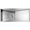 CM PRONTA CONSEGNA - SPEDIZIONE IMMEDIATA Lavello da Incasso 1 Vasca con Gocciolatoio Reversibile 116 x 52 cm Slim Acciaio Inox Satinato 2 Fori SPACE REVERS CM 012869.X2.01.2033 012869RCSSP