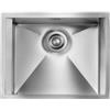 CM PRONTA CONSEGNA - SPEDIZIONE IMMEDIATA Lavello da Incasso Monovasaca 57 x 45 cm Sottotop Acciaio Inox Satinato FOCUS CM 015212.X0.01.2018 015212XCSSP