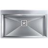 CM PRONTA CONSEGNA - SPEDIZIONE IMMEDIATA Lavello da Incasso Monovasaca 86 x 50 cm Slim Acciaio Inox Satinato con Fascia Miscelatore GLAMOUR MIX CM 012824.X2.01.2033 012824XCSSP