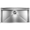 CM PRONTA CONSEGNA - SPEDIZIONE IMMEDIATA Lavello da Incasso Monovasca 85 x 45 cm Sottotop Acciaio Inox Satinato FILORAGGIATO CM 012007.X0.01.2018 012007XCSSP