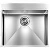 CM PRONTA CONSEGNA - SPEDIZIONE IMMEDIATA Lavello da Incasso Monovasaca 57 x 50 cm Slim Acciaio Inox Satinato con Fascia Miscelatore FILORAGGIATO MIX CM 012044.X1.01.2018 012044XCSSP