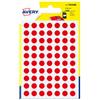 AVERY BLISTER 490 ETICHETTA ADESIVA PSA08R TONDA PSA ROSSO Ã˜8MM A
