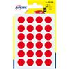 AVERY Blister 168 etichetta adesiva PSA15R tonda PSA rosso Ã˜15mm