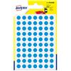AVERY Blister 490 etichetta adesiva PSA08B tonda PSA blu Ã˜8mm Ave