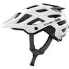 ABUS casco MTB Moventor 2.0 QUIN - da bici intelligente con Bluetooth, rilevamento delle cadute e sistema di allarme SOS unisex bianco lucido, M