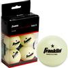 Franklin Sports 40 mm Dimensioni Ufficiali + Peso One Star Glow in The Dark - Palline da Ping Pong Resistenti ad Alte Prestazioni - Verde - Confezione da 6 Unisex, Si Illumina al Buio