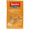 Loacker Quadratini Peanut Butter, Wafer per Colazione, Fragranti Cialde con Deliziosa Crema al Burro d'Arachidi, Snack Dolci, 1 Confezione da 125g