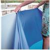 Gre 770398 - Liner per piscine rotonde, sistema Overlap, 460 x 120 cm, colore: blu