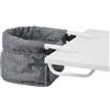 Bayer Chic 2000-Baby Born Seggiolino da Tavolo per Bambole, Colore: Grigio Jeans, Grigi, Piccolo, 735 76