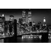 empireposter 105530 Empire New York - Poster Manhattan e Brooklyn Bridge in bianco e nero (91,5 x 61 cm)