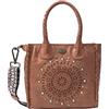 Drymaster, Borsa in pelle con manico Donna, cammello