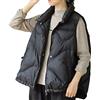 MJGkhiy Smanicato Donna Lungo Leggero Mode Giacca Con Cappuccio Con Cerniera Gilet Imbottito Caldo Smanicato Piumino Giubbotto da Lavoro Con Tasche Giacca Gilet Giacca Senza Maniche Outerwear