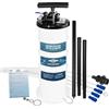 FIRSTINFO TOOLS FIT YOUR NEEDS FIRSTINFO Estrattore Olio Pneumatico Manuale 6,5L Aspira Olio Manometro | Aspira olio motore dal tubo astina con sonda da 3,5 mm, 5 tubi e manometro; modalità ad aria compressa o manuale.
