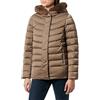 Geox W Chloo Mid Parka, Parka Donna, Walnut, 46