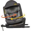 Jovikids i - Size Seggiolino Auto 0-36 Kg, 360° Girevole Seggiolino Auto con Isofix e Gambe di Supporto 40-150cm dalla Nascita a Circa 12 anni