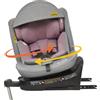 Jovikids i - Size Seggiolino Auto 0-36 Kg, 360° Girevole Seggiolino Auto con Isofix e Gambe di Supporto 40-150cm dalla Nascita a Circa 12 anni