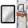 HIKPACKER Specchio Magnetico (5 * 7in) Da Viaggio, Portatile per Armadietto, Ufficio, Scuola, Palestra E Frigoriferi
