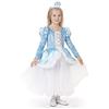 Caritan-480100 - Vestito da Principessa Anastasia Luxe con Diadema Travestimento, bambina, 480100, 5-7 anni