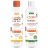 Cantu Care for Kids Tear-free Nourishing Shampoo 8oz & Conditioner 8oz Duo-set (with EOS Hand Lotion) by Cantu