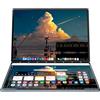 Tuofudun 13.5 Inch Intel N100 Ultra Thin Laptop, Dual 2.5K Touch Screen, 16GB DDR5, 1TB SSD, 2 in 1 Tablet PC Windows 11, with Stylus Pen