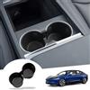 GAFAT Nuovo 2024] GAFAT Tesla Model 3 Highland 2024 2025 Portabevande in Gomma, Morbida TPE Supporto per Console Centrale Tappetini Tesla Model 3 2024, Antiscivolo, Tesla Model 3 2024 Accessori