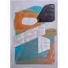 DRW Quadro su tela rettangolare astratta dipinta a mano, 40% 120 x 80 x 3 cm