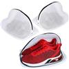 Vivifying 3 sacchetti per scarpe a rete, con chiusura lampo, per sneaker, calze, reggiseni