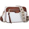 VASCHY Borsa Tracolla Donna,Borse Donna Piccola Pelle Borsa Donna Moda Borsa a Mano Elegante Borsa a Spalla Borsetta Donna Tracolla Beige