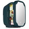 TABKER Minifrigo Mini Refrigerator with LED Light Cosmetic Skincare Refrigerators Makeup for Home Office and Car Portable Fridge Cooler Warme (Color : Green)