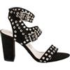 CHATTAWAK 5glaiolNero40, Sandali con Tacco Donna, Nero, 40 EU