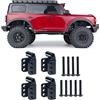 Runup Metallo Shock Mount Torri Regolabili per 1/10 RC Crawler Auto TRX4 TRX-4 Defender Bronco 4WD Aggiornamento Parti