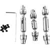 Ocnvlia 3 pezzi albero motore in metallo CVD per B16 B36 Q60 Q63 Q64 MN77 FY004 6WD 1/16 RC Auto Upgrade Parti