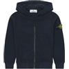 STONE ISLAND FELPA ZIP E CAPPUCCIO STONE ISLAND