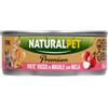 NaturalPet Premium Cat Sterilised Patè 85 gr - Maiale con mela - Confezione da 6 pezzi - 1° ORDINE? scegli lo sconto BZR5 / BZR20 + 200 punti fedeltà