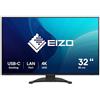 EIZO - Monitor 31.5' IPS EV3240X-BK 3840 x 2160 4K Ultra HD Tempo di Risposta 5ms Colore Nero