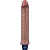 LoveToy Real Softee Vibrating Dildo 9.5" Brown