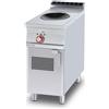 LOTUS Cucina professionale wok ad induzione - N. 1 piastra - cm 40 x 90 x 90 h