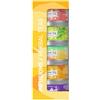 Kusmi Tea - Confezione Regalo Tisane e Infusi Biologici - Cofanetto Regalo - Tè all'Ibisco e alla Camomilla, Rooibos, Tisane Fredde - Tè in Foglie Sfuse - 5 Scatole in Metallo da 25 g