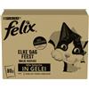 Felix Purina Felix Le Ghiottonerie Selezione in gelatina per gatti 80x85g 1 scatola (80 pezzi)