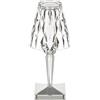 M LEDME Lampada da tavolo Led touch Cloche Diamond luce regolabile 1W portatile a batteria ricaricabile USB M LEDME