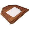 CM PRONTA CONSEGNA - SPEDIZIONE IMMEDIATA Tagliere in legno iroko con inserto PE mm 487 x 447 per lavello CM 094015 XXXXX