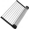 CM PRONTA CONSEGNA - SPEDIZIONE IMMEDIATA Tappetino Inox Arrotolabile 470 x 450 mm per lavello CM 093004 XXXXX
