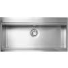CM PRONTA CONSEGNA - SPEDIZIONE IMMEDIATA Lavello da Incasso 1 Vasca 100 x 50 cm Slim Acciaio Inox Satinato con Fascia Miscelatore SUPERIOR CM 015556.X2.01.2033 015556RCSSP
